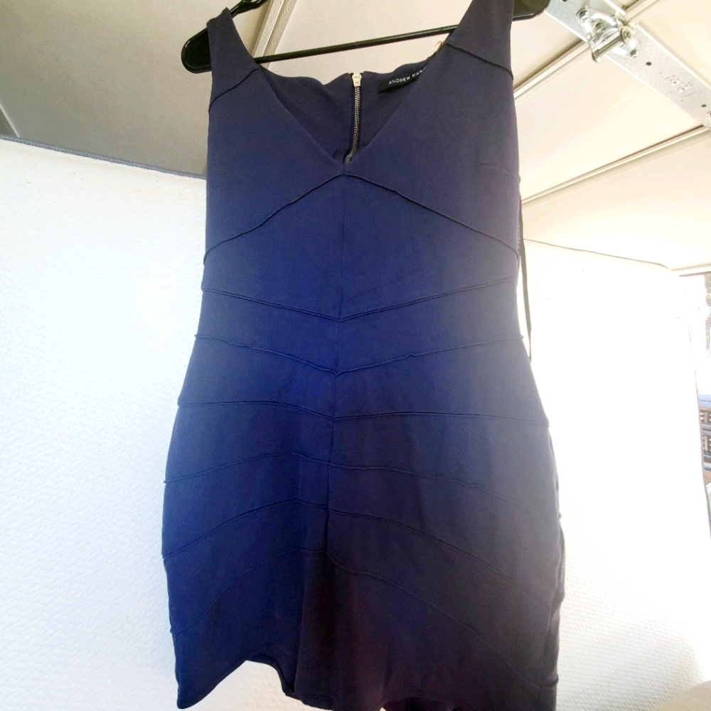 Blue cocktail dress